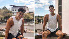 作为腹肌健美男练