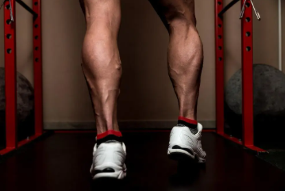 小腿健美有凹槽